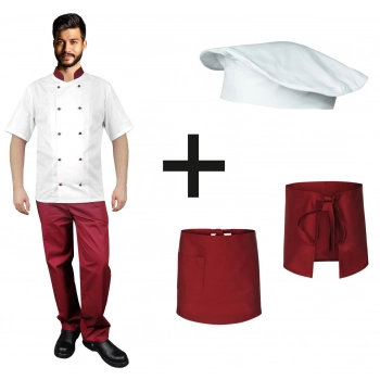 Uniform kucharza/szefa kuchni pełny roz. M